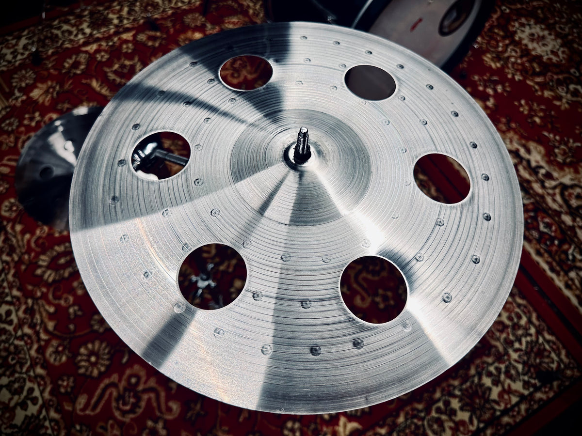 14 inch ozone crash cymbal brilliant titanium TiGr5 handmade Kmicic fast aggressive