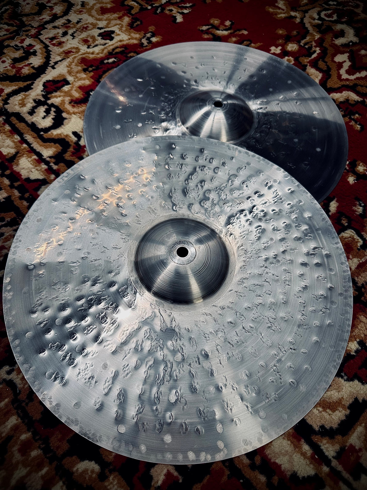 14 inch hi hat cymbals titanium TiGr5 handmade Kmicic Classic balanced articulate