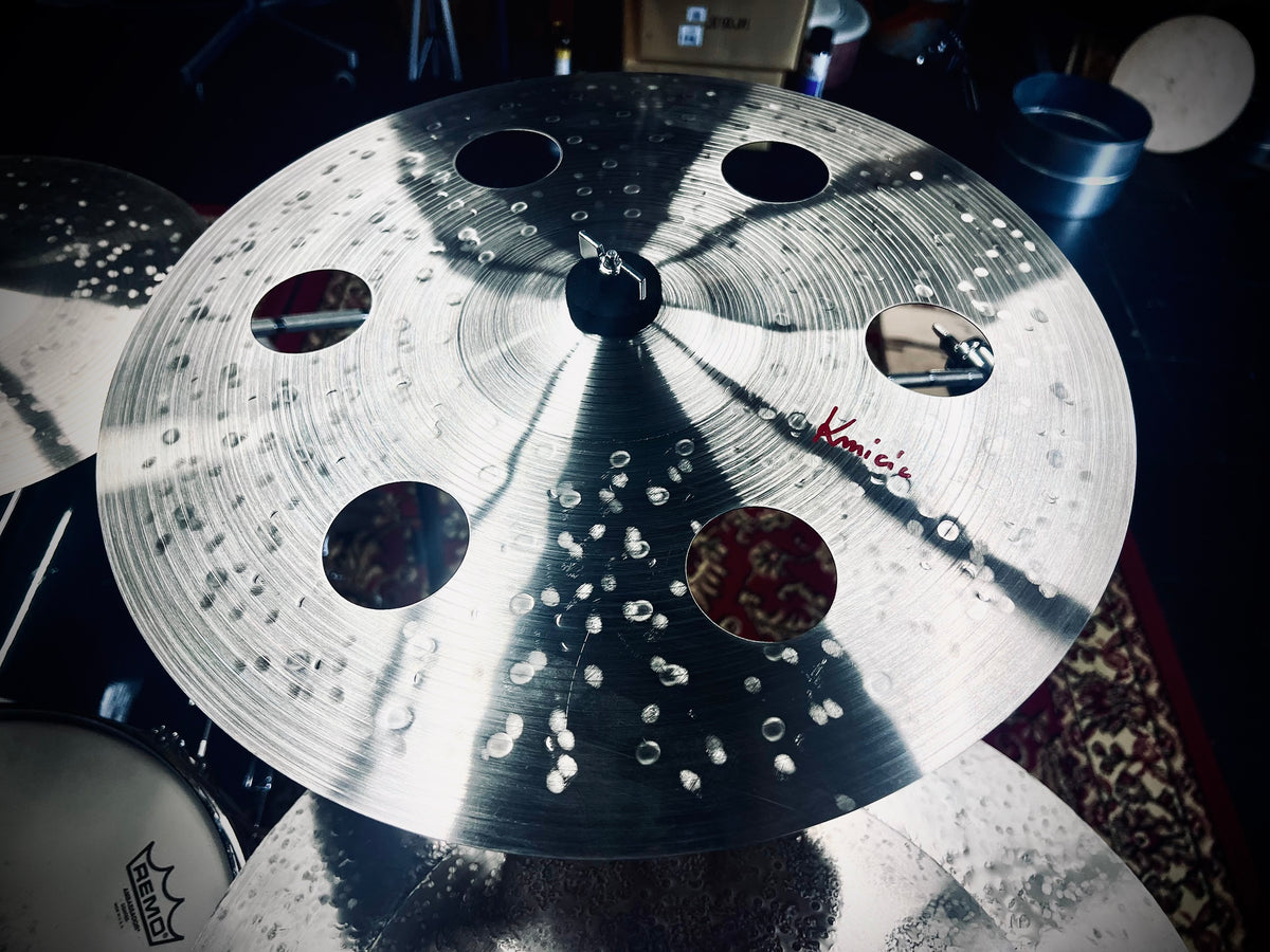 18" Titanium O-Zone Crash Cymbal – Handmade