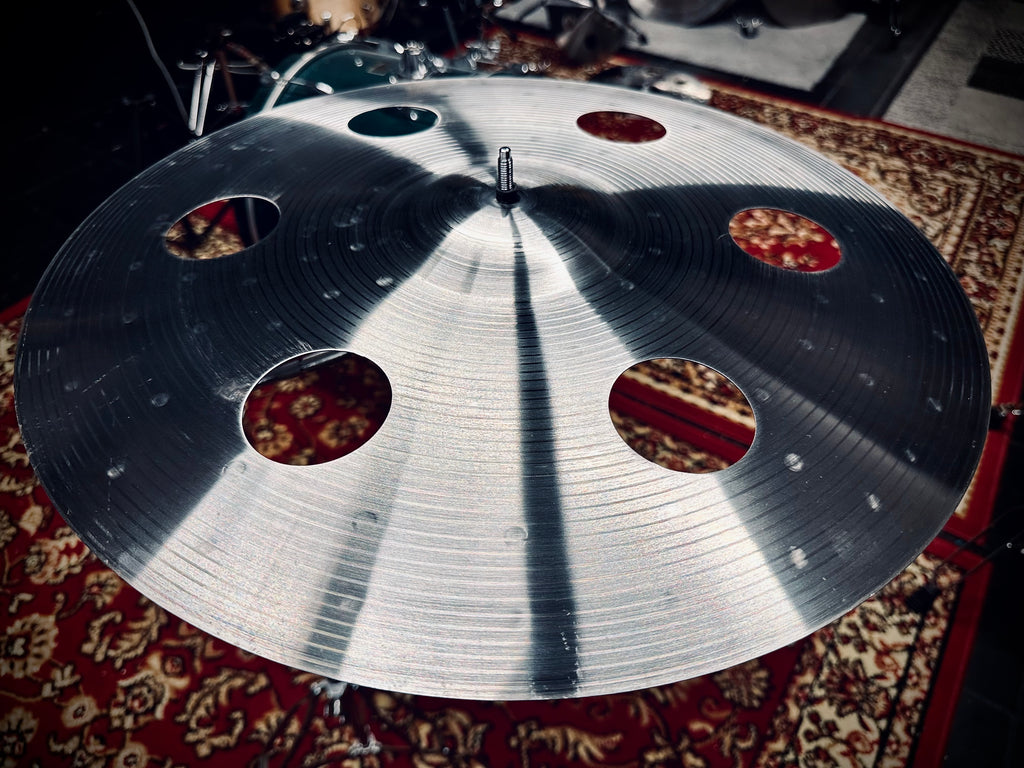 20 inch ozone crash cymbal brilliant titanium TiGr5 handmade Kmicic explosive bright