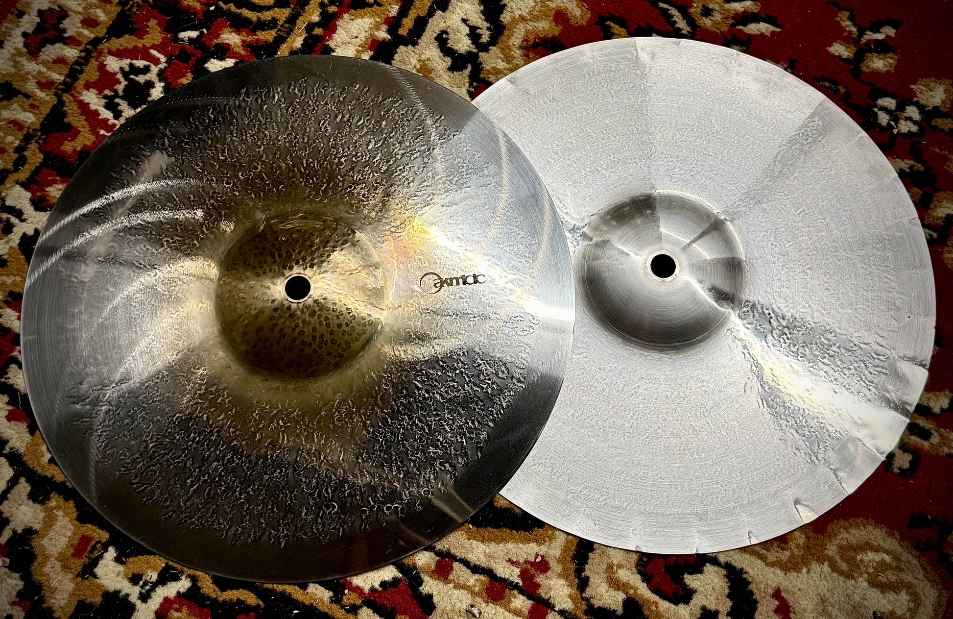 13 inch hi hat cymbals titanium handmade Kmicic Sykachu bright crisp fast response