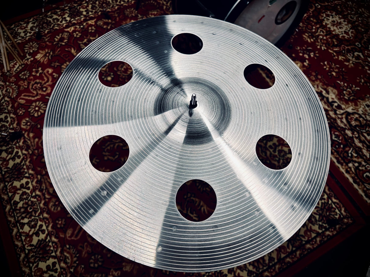 20 inch ozone crash cymbal brilliant titanium TiGr5 handmade Kmicic explosive bright