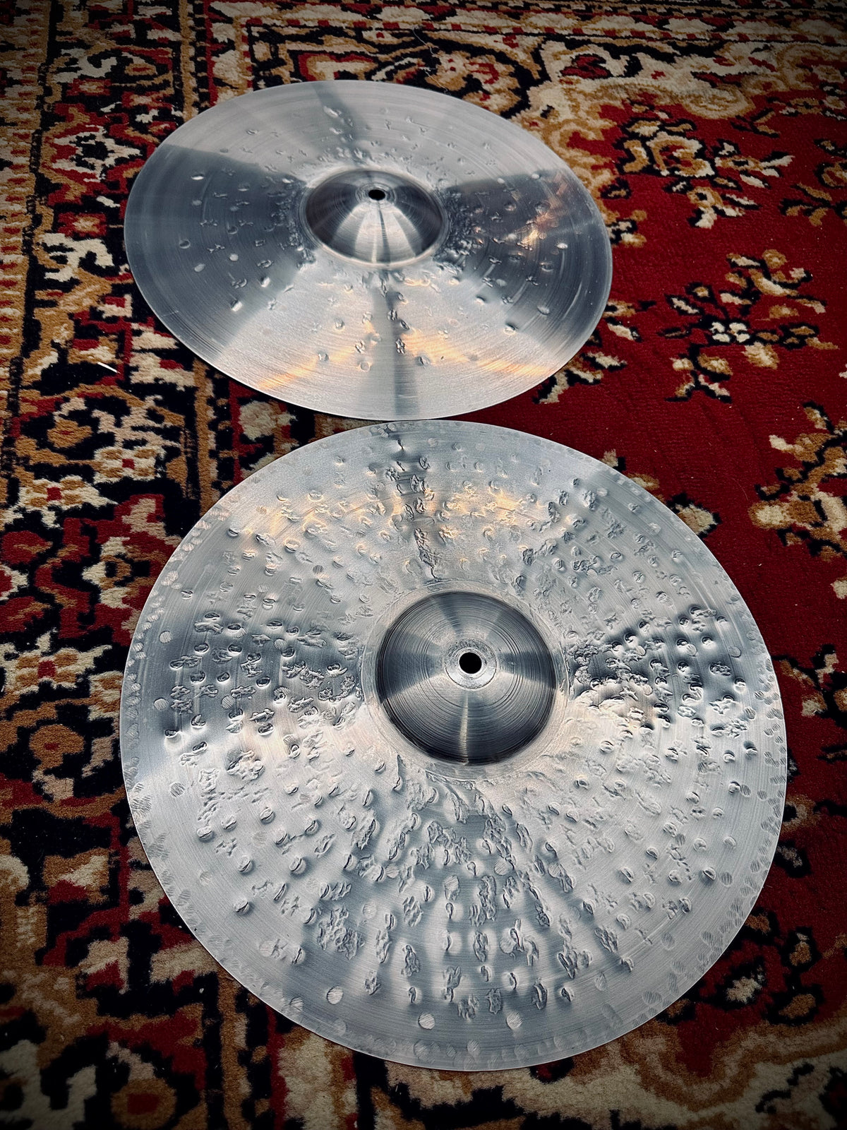 14 inch hi hat cymbals titanium TiGr5 handmade Kmicic Classic balanced articulate