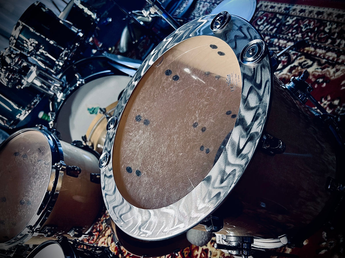 Kmicic Titanium Snare semi muffling stack 14” +4 jingles