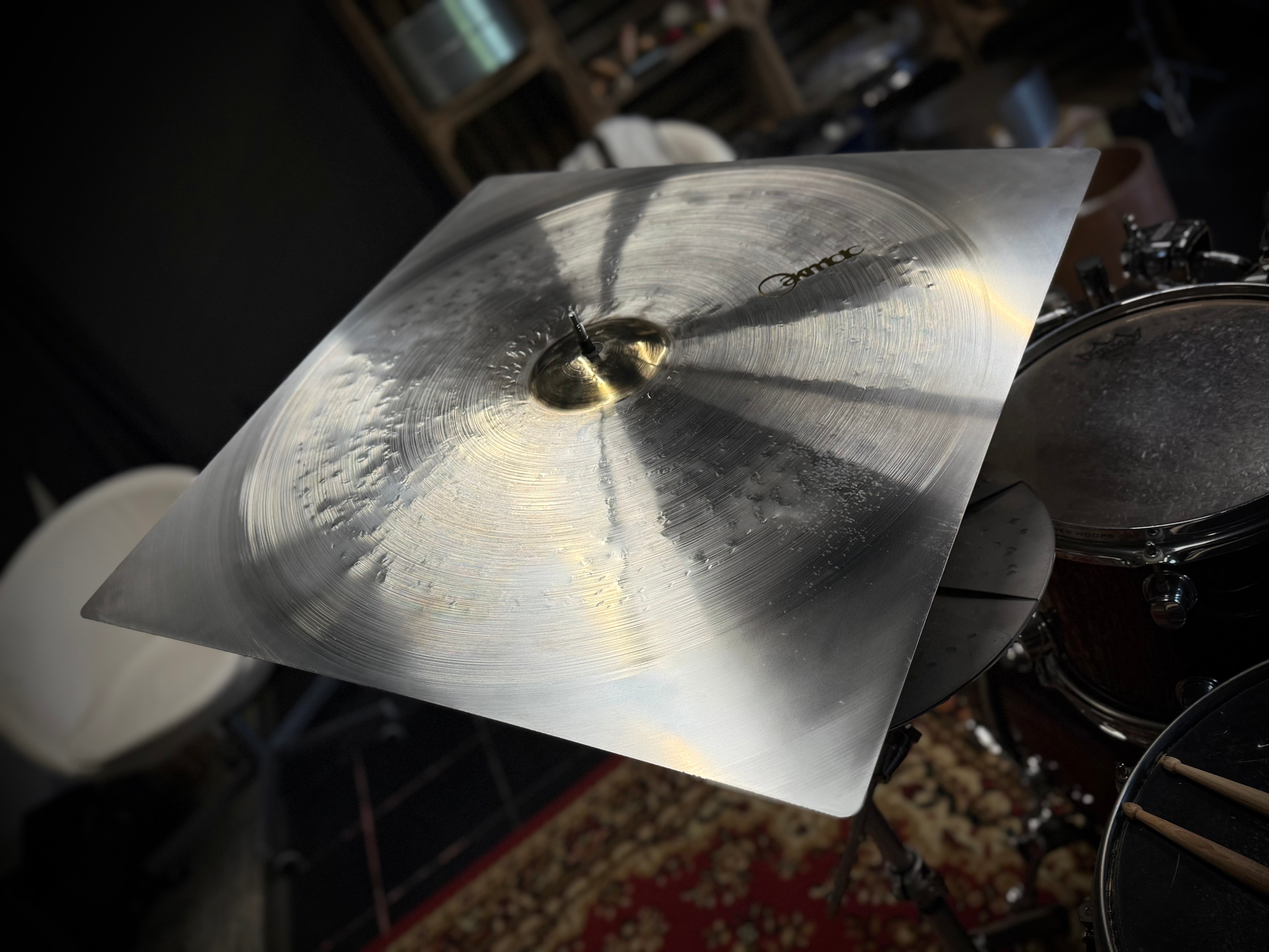 Daddy Square Ride Cymbal – 21.5” Titanium Handmade (Chris Daddy