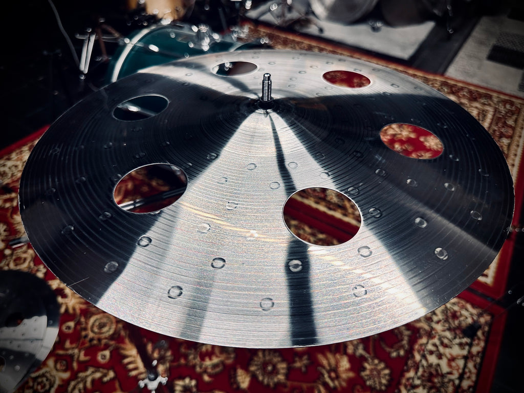 18 inch ozone crash cymbal brilliant titanium TiGr5 handmade Kmicic expressive cutting