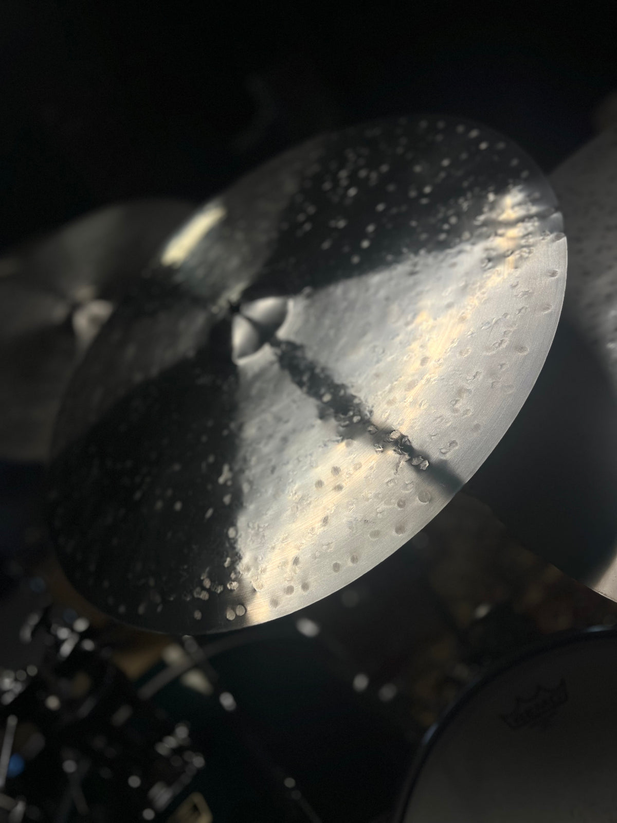 22 inch thin crash ride cymbal titanium handmade Kmicic Masters fast precise versatile