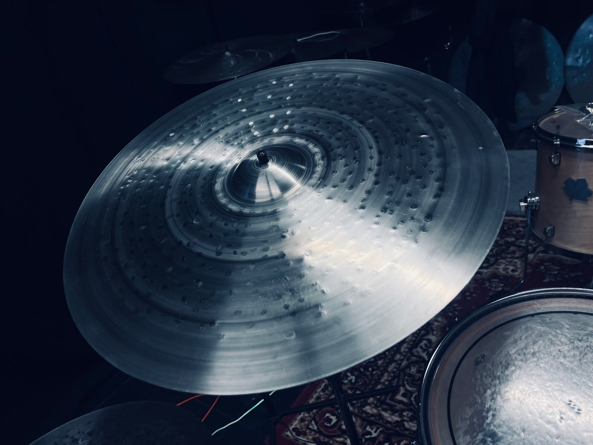21 inch classic ride cymbal titanium handmade Kmicic woody stick definition controlled wash