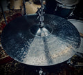14 inch hi hat cymbals titanium handmade Kmicic Silver Titanium dry textured one of a kind
