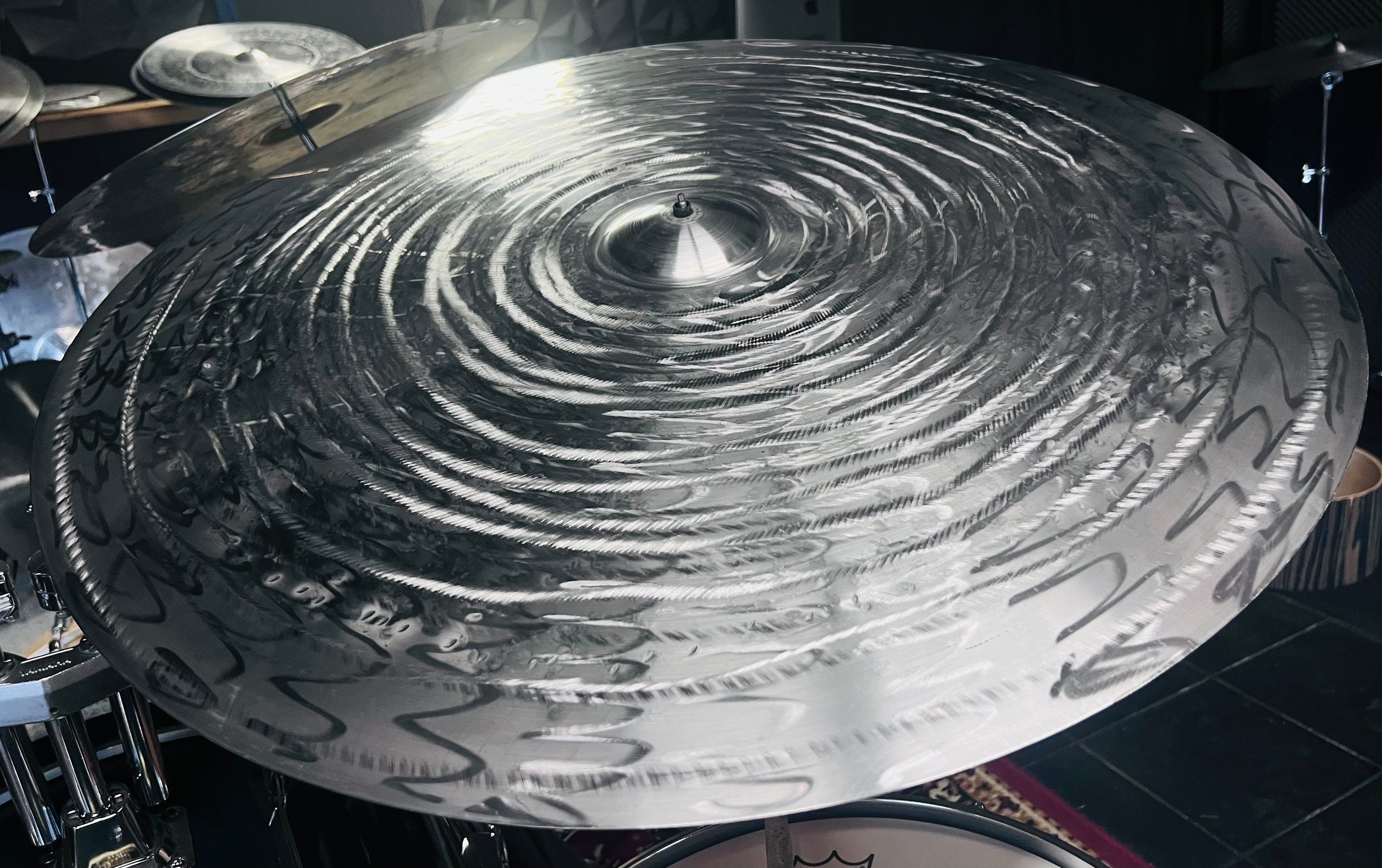 30 inch crash ride cymbal titanium handmade Kmicic Droplet atmospheric trashy loud