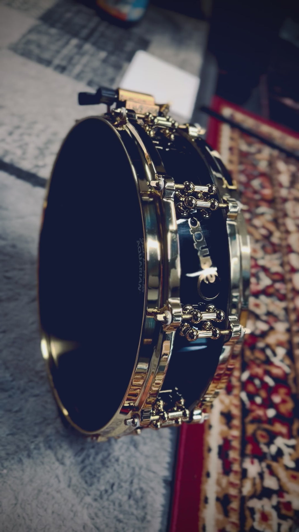Kmicic Birch 14” × 4.5” Stave Snare Drum – Fully Handmade