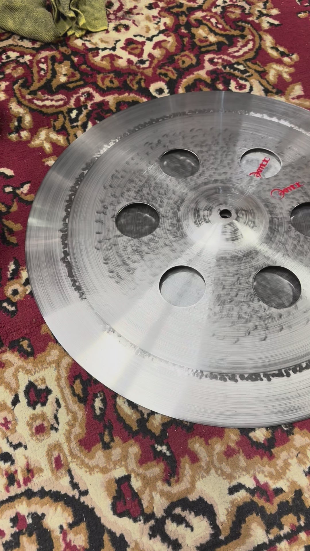 Invader Cymbal Stack – 20”/16” Titanium Handmade Stack