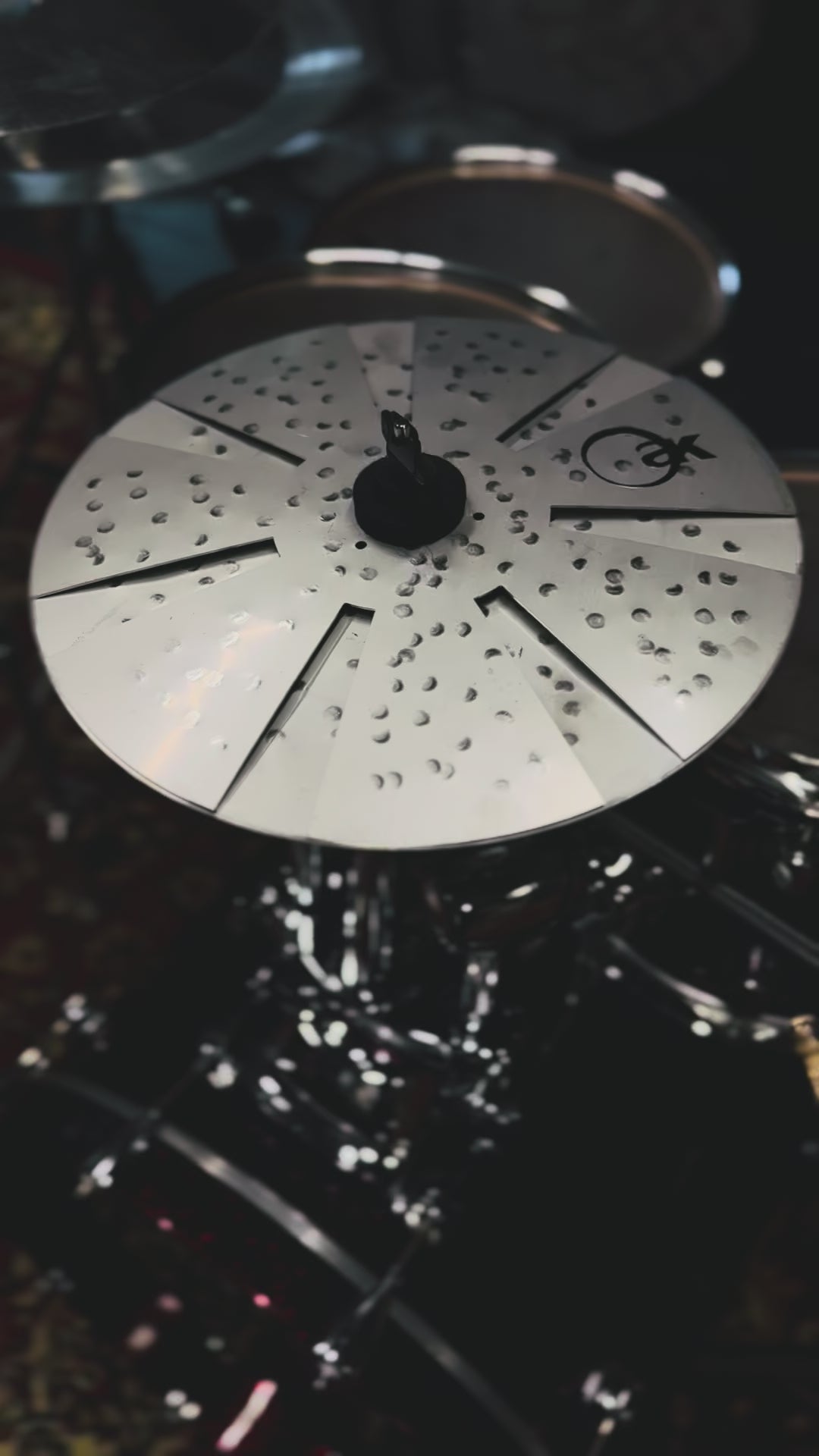 Titanium Czoper Stack – 10"/12" Adjustable Cymbal Stack