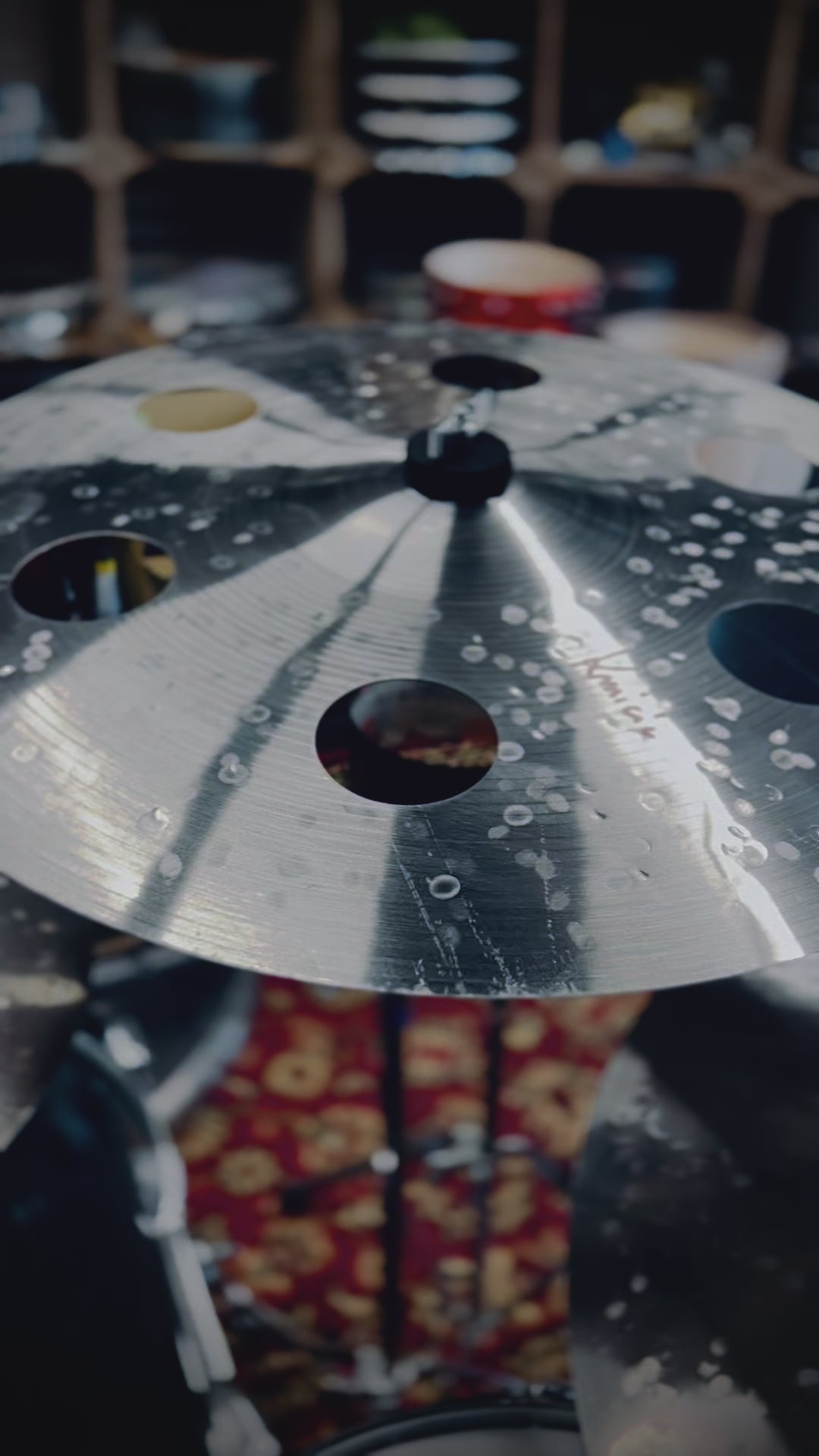18" Titanium O-Zone Crash Cymbal – Handmade
