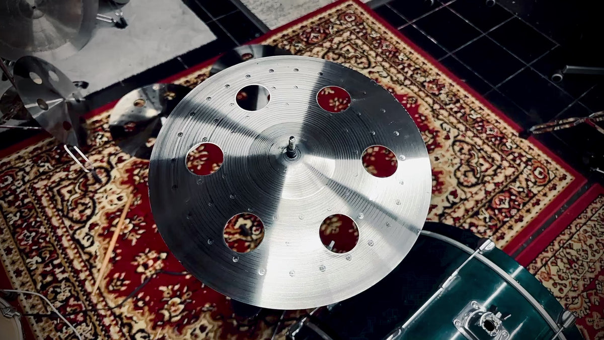 14" Classic Brilliance O-Zone Crash Cymbal – Titanium TiGr5 Handmade