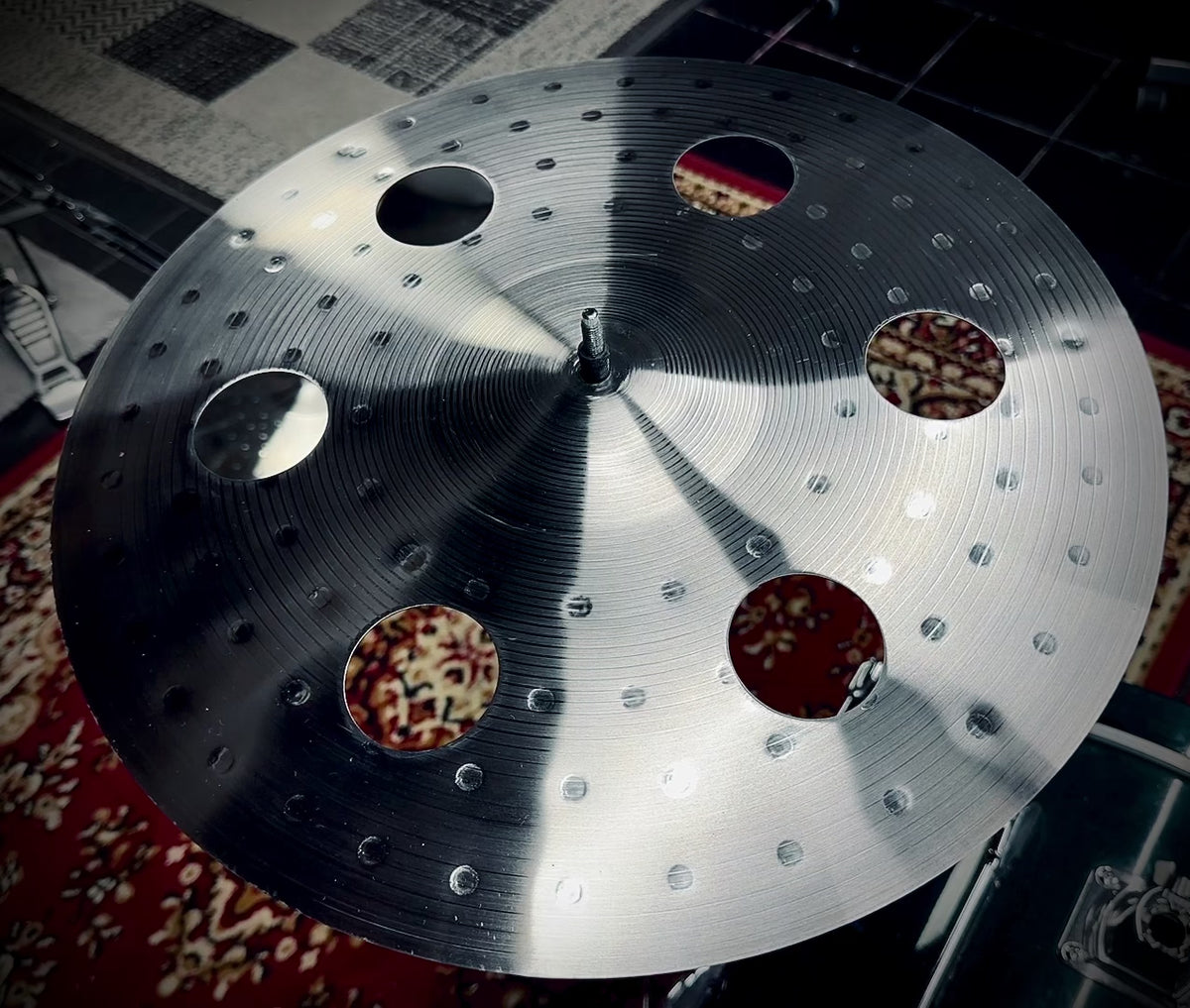 18" Classic Satin O-Zone Crash Cymbal – Titanium TiGr5 Handmade
