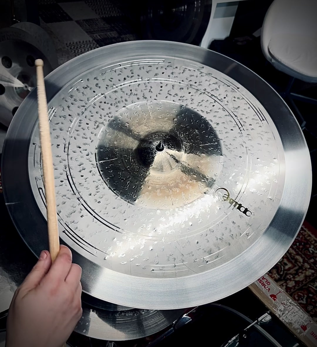 24" Timekeeper Ride Cymbal – Titanium Handmade (One of a Kind)