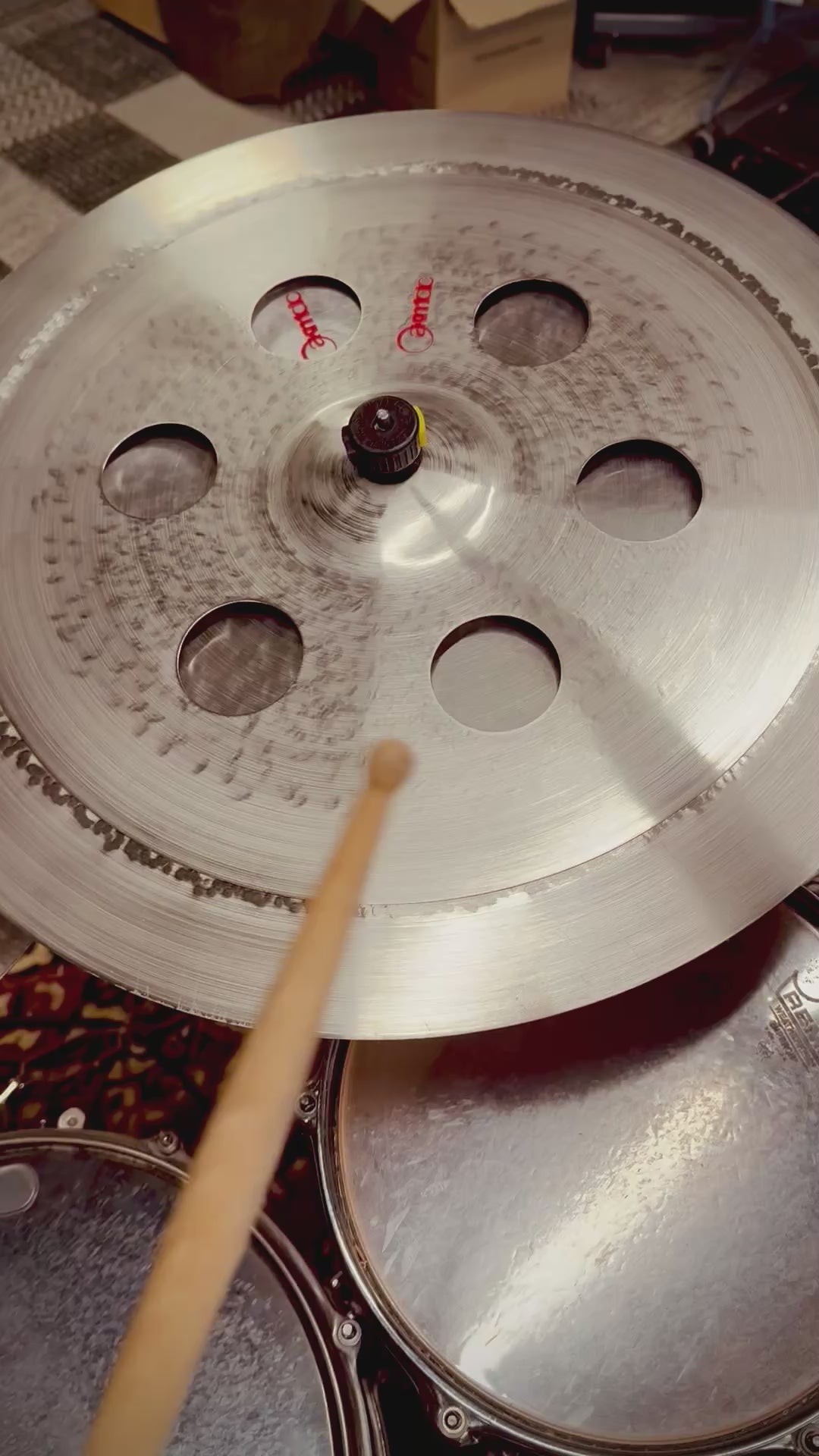Invader Cymbal Stack – 20”/16” Titanium Handmade Stack