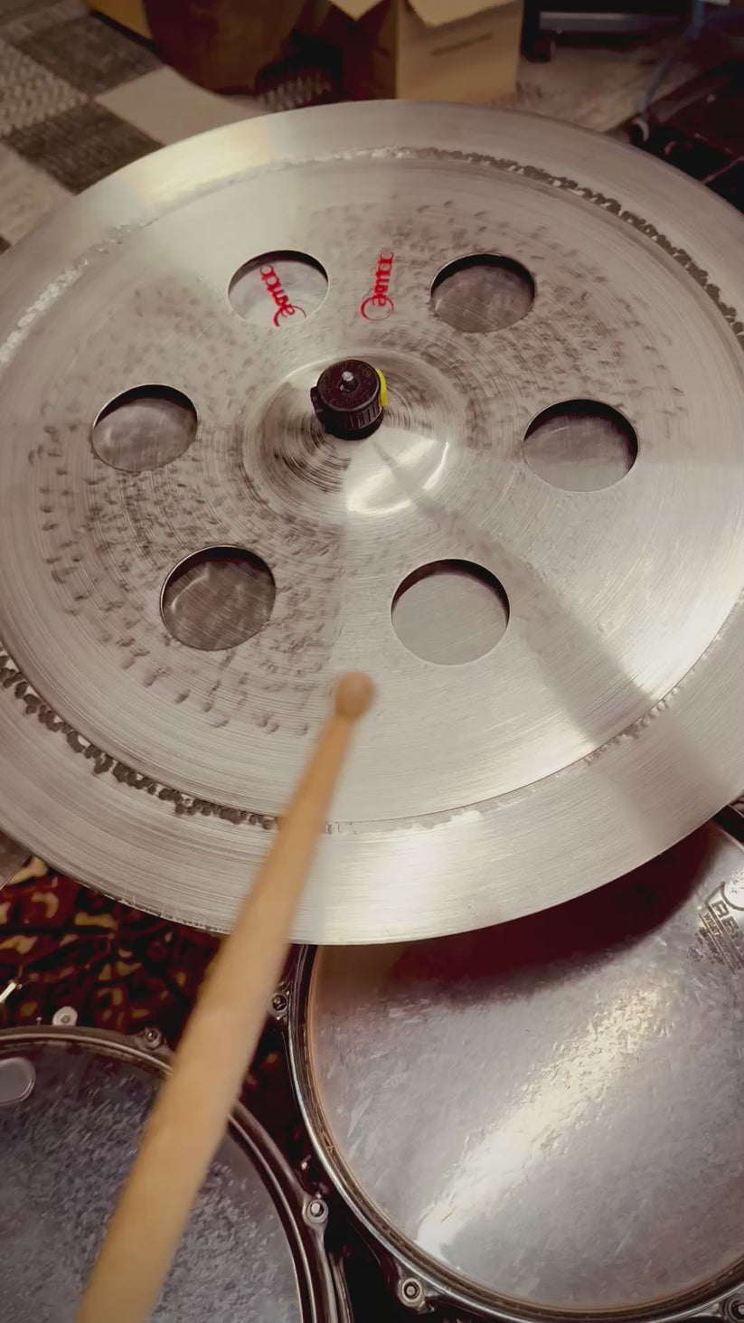 Invader Cymbal Stack – 20”/16” Titanium Handmade Stack – Kmicic Cymbals