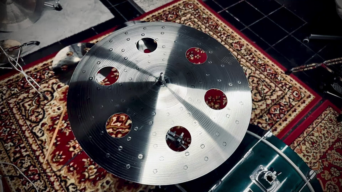 18" Classic Brilliance O-Zone Crash Cymbal – Titanium TiGr5 Handmade
