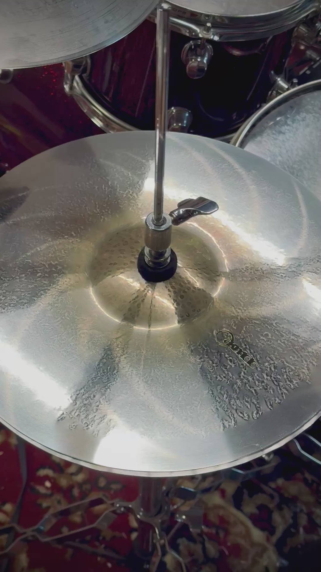 13" Sykachu Hi-Hat Cymbals – Titanium Handmade (One of a Kind)