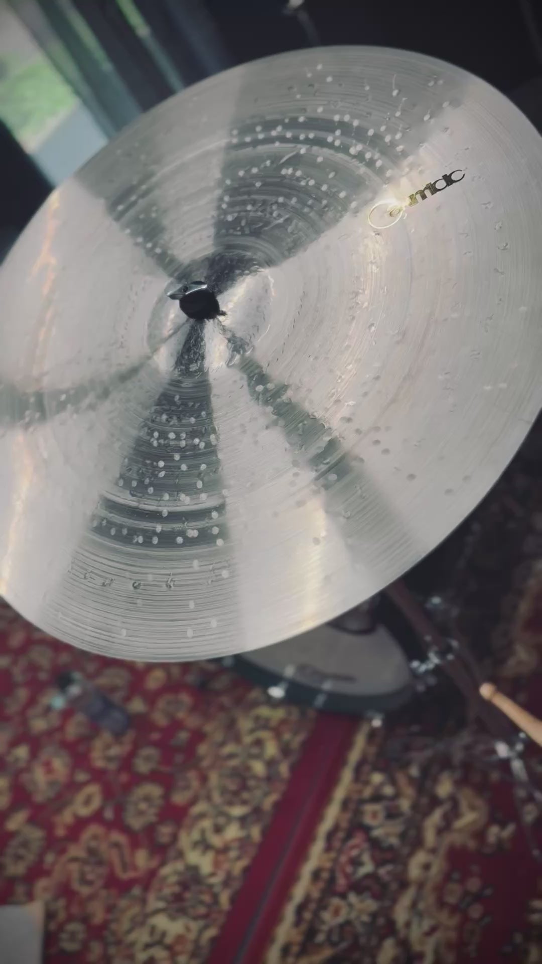 23" KaKe Ride Cymbal – Titanium Handmade (Available 21"–30")