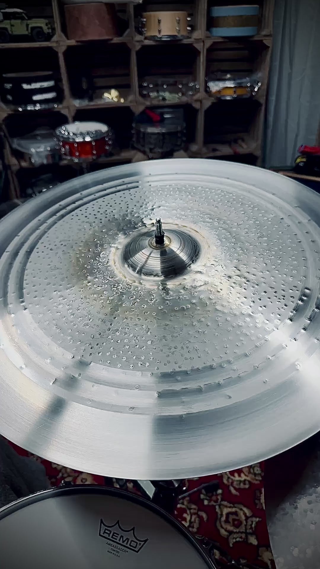 21" Galaxy Ride Cymbal – Titanium Handmade (One of a Kind)