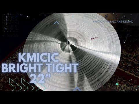 Kmicic Tight bright 22” titanium ride cymbal