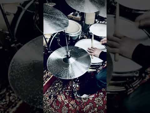 13" Texture Silver Hi-Hat Cymbals – Titanium Handmade