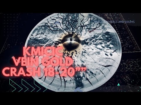 Vein Gold Crash Cymbals – Titanium Handmade (16"–22")