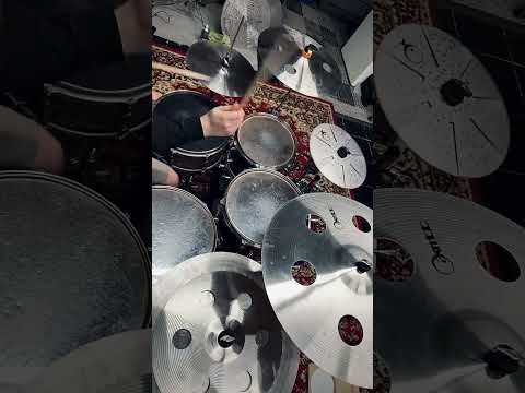 16" and 14" Dark Ozone Crash Cymbal Pack – Titanium Handmade