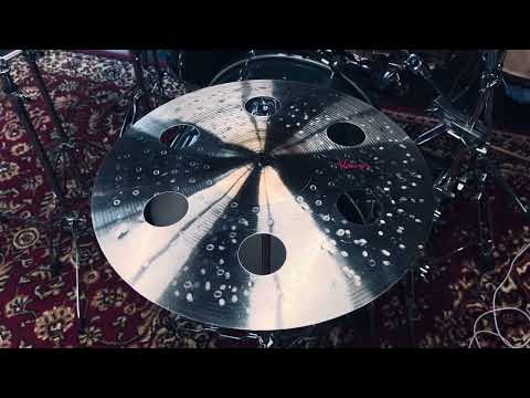 18" O-Zone Gold Bell Crash Cymbal – Titanium Handmade