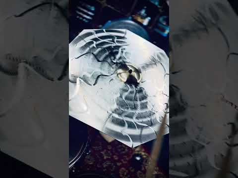 20" Vein Gold Octagon Crash Ride – Titanium Handmade Cymbal