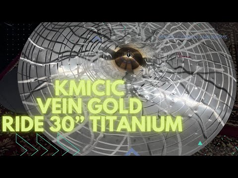30" Vein Gold Ride – Titanium Handmade Cymbal