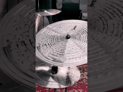 20" Custom Flat Ride Cymbal – Titanium Handmade