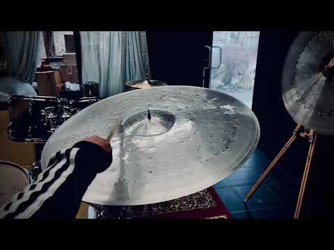 Kmicic Beelzebub’s Breath Big Bell titanium ride cymbal 30”- one of a kind