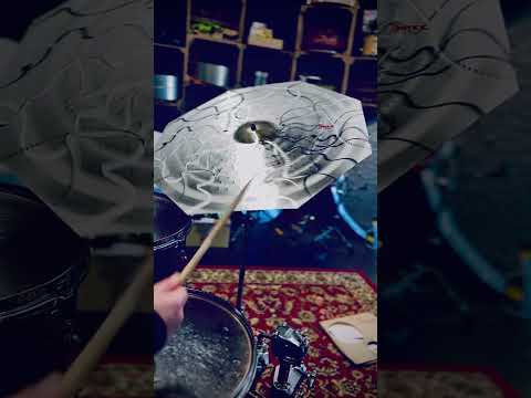20" Vein Gold Octagon Crash Ride – Titanium Handmade Cymbal