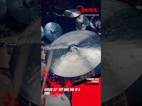23" Dry Ride Cymbal – Titanium Handmade (One of a Kind)