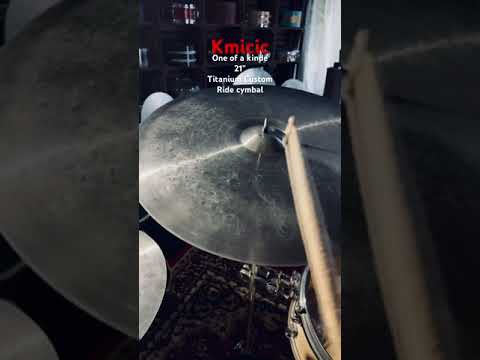 21" Custom Ride Cymbal – Titanium Handmade (One of a Kind)