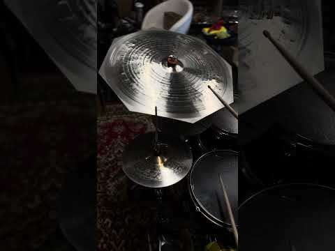 22" Octagon Crash Ride – Titanium Handmade Cymbal