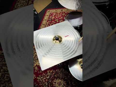 20.5”–22.5” Daddy Square Crash Cymbal – Titanium Handmade