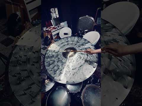 40" Zeus Custom Ride Cymbal – 9" Gold Bell Titanium Handmade