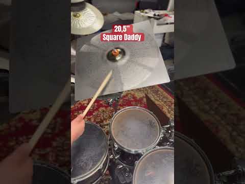 Daddy Square Ride Cymbal – 21.5”  Titanium Handmade (Chris Daddy Dave Collaboration)