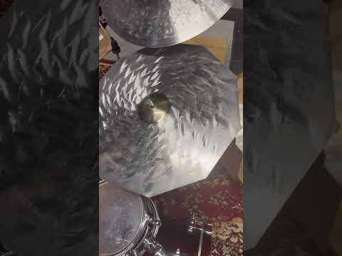 22" Lightning Crash Ride Cymbal – Decagon Limited Edition Titanium Handmade