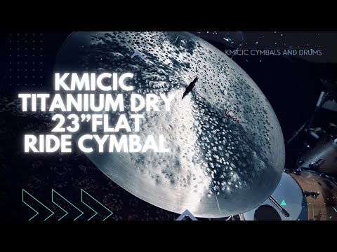Kmicic titanium Dry Flat ride cymbal 23”