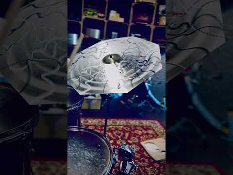 20" Vein Gold Octagon Crash Ride – Titanium Handmade Cymbal