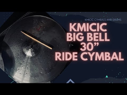Kmicic Beelzebub’s Breath Big Bell titanium ride cymbal 30”- one of a kind