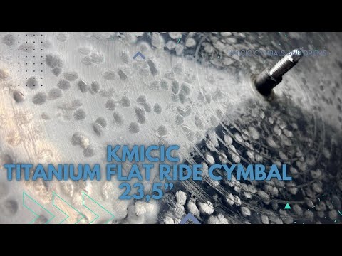 Kmicic Titanium flat ride cymbal 23,5”